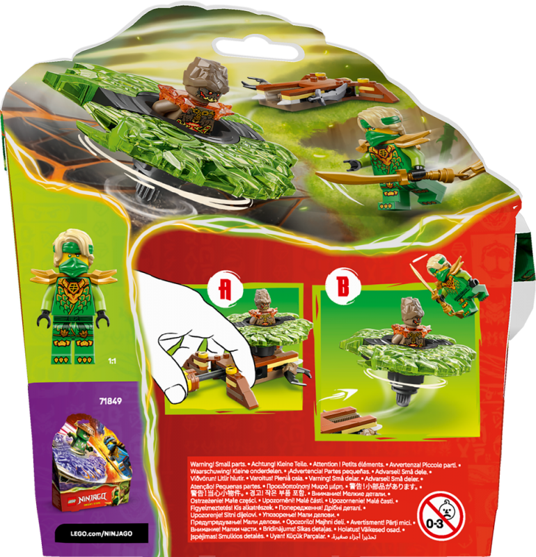LEGO® NINJAGO® 71850 Lloyd vs. spinner pozemské příšery