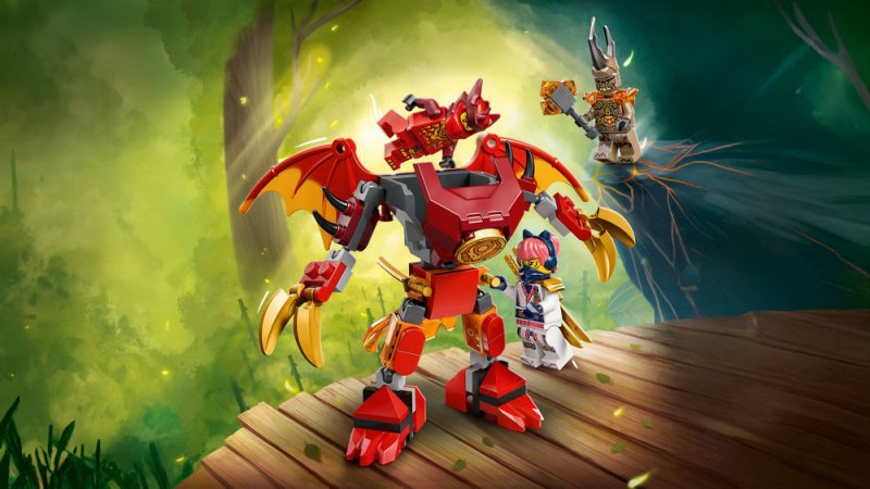 LEGO® NINJAGO® 71851 Kaiův bojový balíček s dračím oblekem