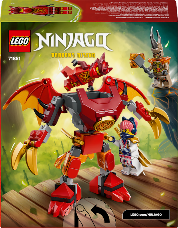 LEGO® NINJAGO® 71851 Kaiův bojový balíček s dračím oblekem
