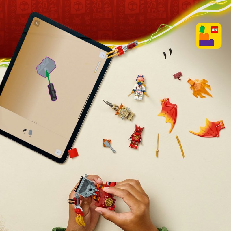 LEGO® NINJAGO® 71851 Kaiův bojový balíček s dračím oblekem