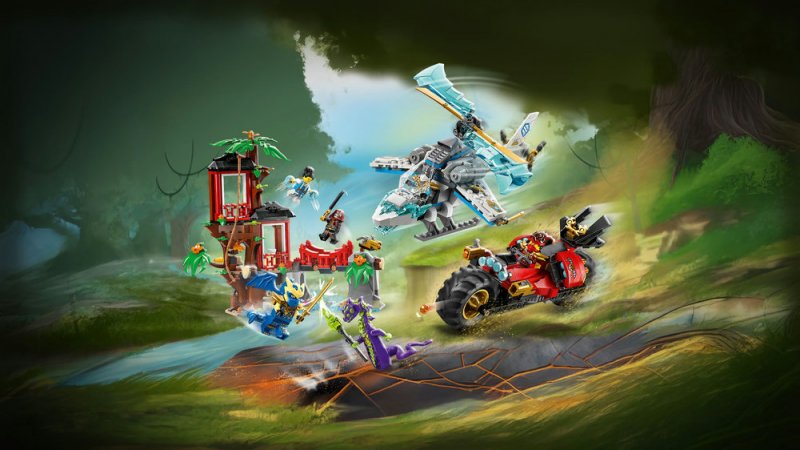 LEGO® NINJAGO® 71857 Souboj nindža vozidel a domek na stromě