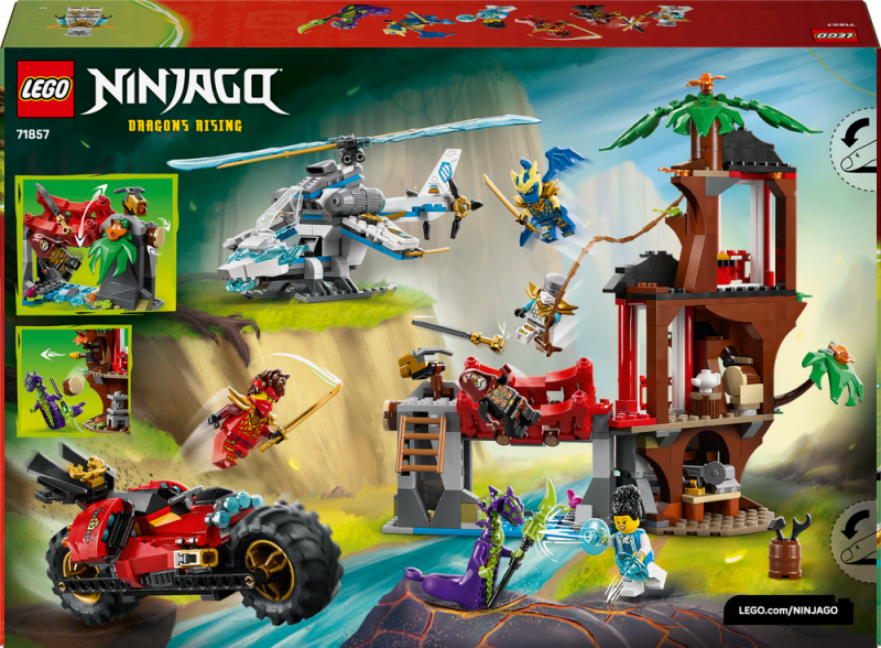 LEGO® NINJAGO® 71857 Souboj nindža vozidel a domek na stromě