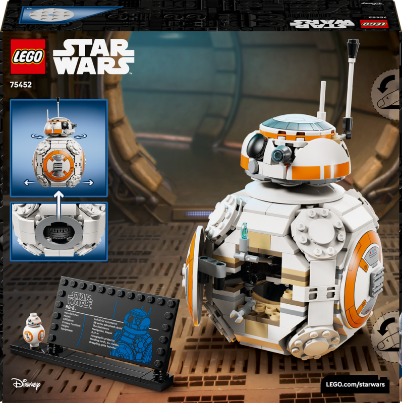 LEGO® Star Wars™ 75452 Astromechanický droid BB-8™