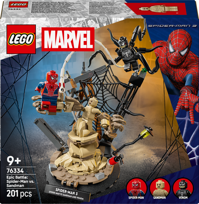 LEGO® ǀ Marvel 76334 Epický souboj: Spider-Man vs. Sandman