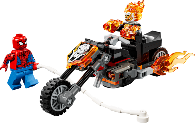 LEGO® ǀ Marvel 76335 Spider-Man vs. Ghost Rider na motorce