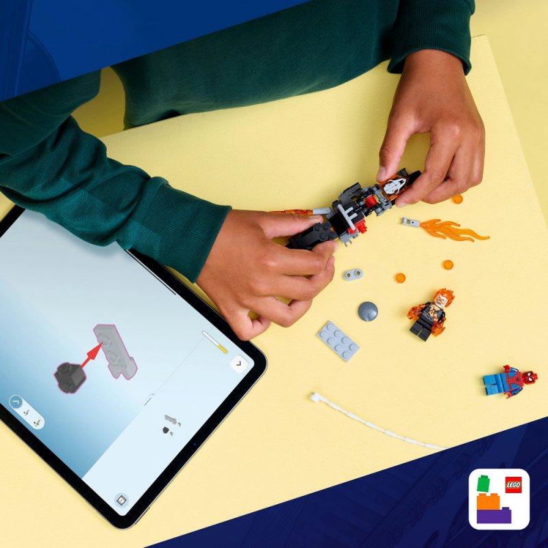 LEGO® ǀ Marvel 76335 Spider-Man vs. Ghost Rider na motorce