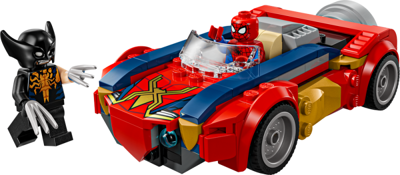 LEGO® ǀ Marvel 76336 Spider-Man a auto vs. venomizovaný Wolverine