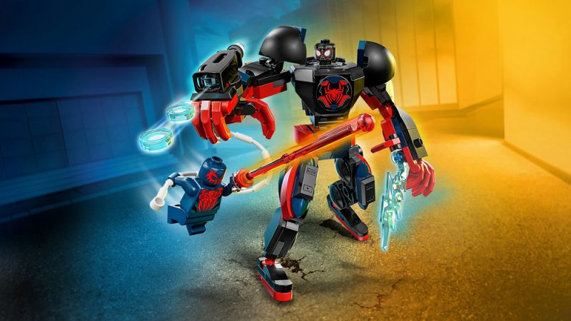 LEGO® ǀ Marvel 76337 Robot Milese Moralese vs. Spider-Man 2099