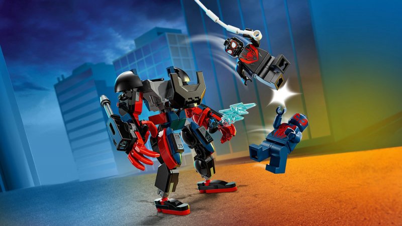 LEGO® ǀ Marvel 76337 Robot Milese Moralese vs. Spider-Man 2099
