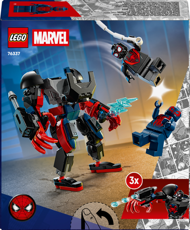 LEGO® ǀ Marvel 76337 Robot Milese Moralese vs. Spider-Man 2099