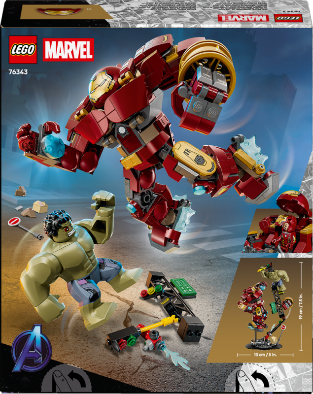 LEGO® ǀ Marvel 76343 Epický souboj: Hulkbuster vs. Hulk