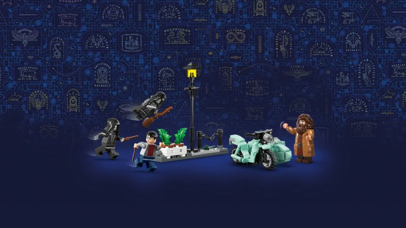 LEGO® Harry Potter™ 76459 Hagrid™ a Harryho útěk ze Zobí ulice