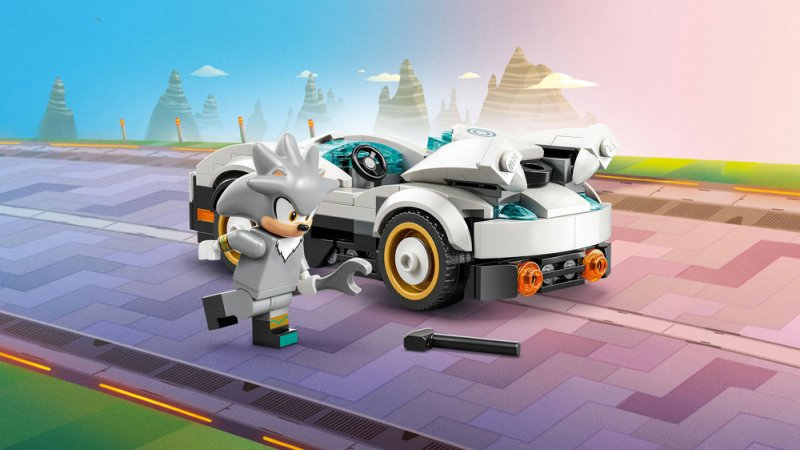 LEGO® Sonic the Hedgehog™ 77118 Silver a jeho auto vs. Knuckles a jeho monster truck