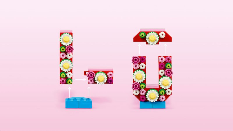 LEGO® 40867 Písmena lásky
