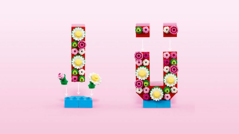 LEGO® 40867 Písmena lásky