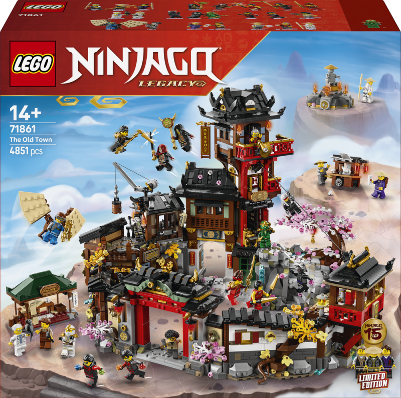 LEGO® NINJAGO® 71861 Staré město: 15 let NINJAGO