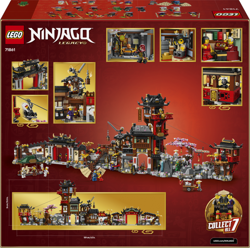 LEGO® NINJAGO® 71861 Staré město: 15 let NINJAGO