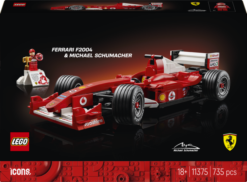 LEGO® Icons 11375 Ferrari F2004 a Michael Schumacher