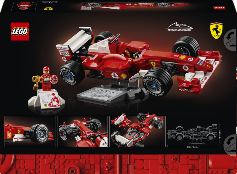 LEGO® Icons 11375 Ferrari F2004 a Michael Schumacher