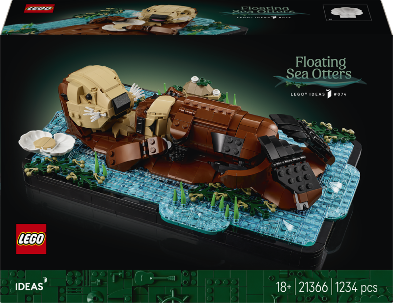 LEGO® Ideas 21366 Plavající mořské vydry