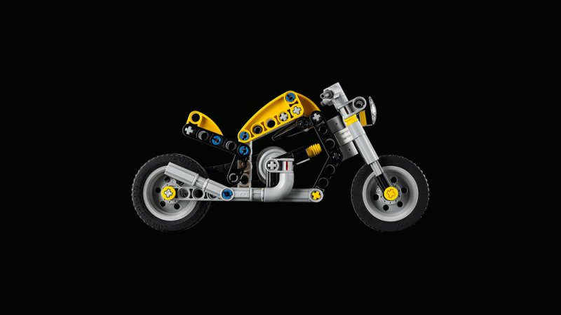 LEGO® Technic 42225 Žlutá motorka