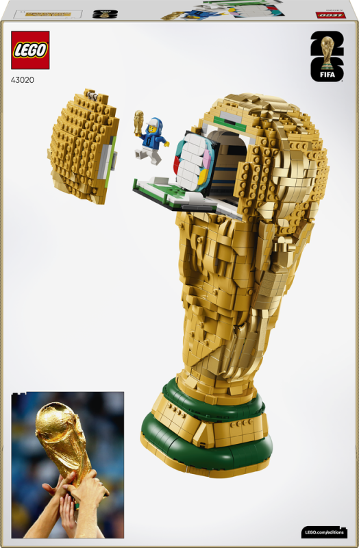 LEGO® Editions 43020 Oficiální trofej Mistrovství světa ve fotbale