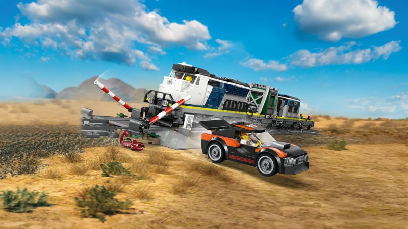 LEGO® City 60508 Loupež v policejním vlaku