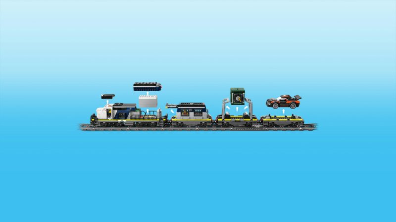 LEGO® City 60508 Loupež v policejním vlaku