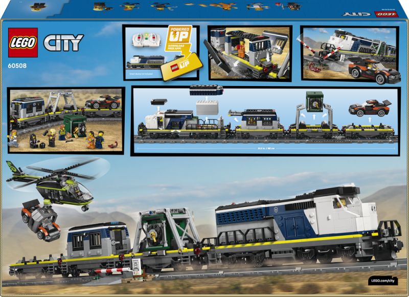 LEGO® City 60508 Loupež v policejním vlaku