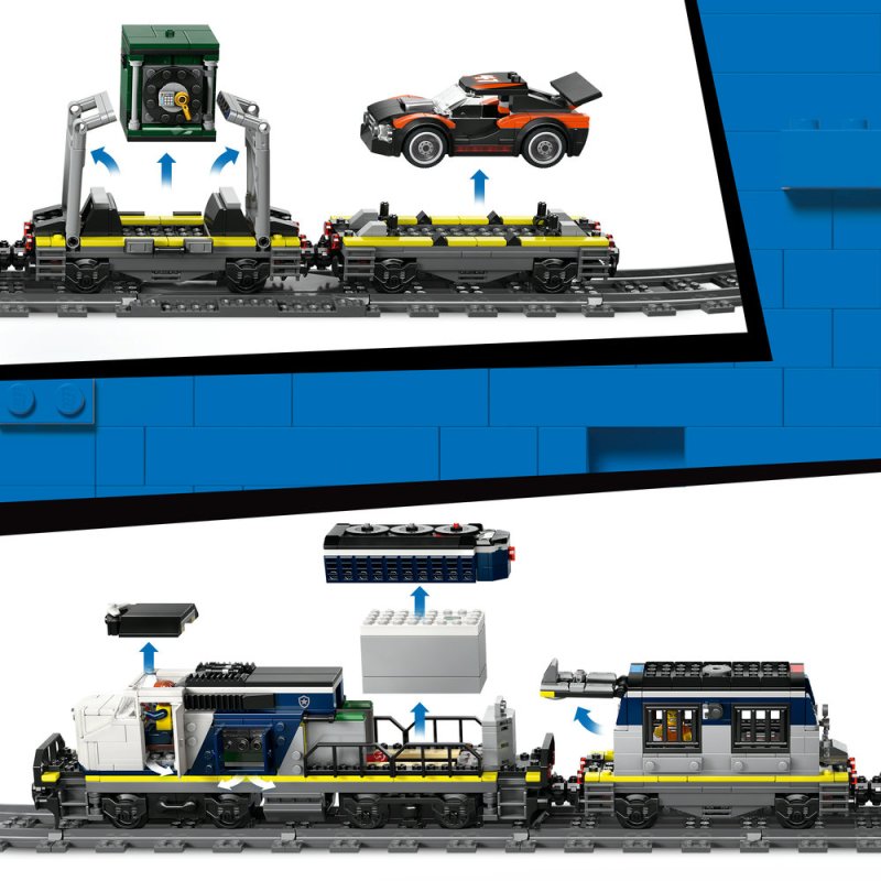 LEGO® City 60508 Loupež v policejním vlaku