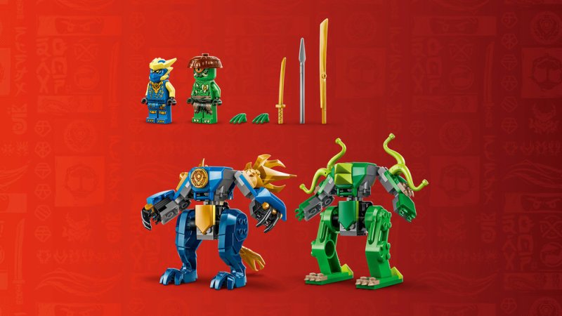 LEGO® NINJAGO® 71853 Jay a boj v dračím robotickém obleku