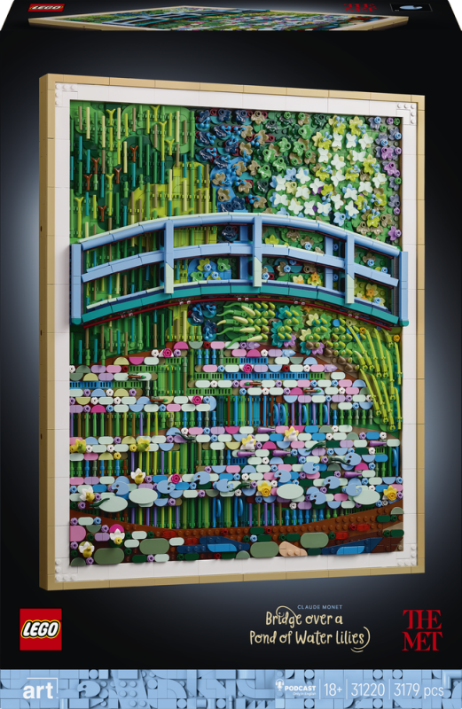 LEGO® Art 31220 Claude Monet – Most nad jezírkem s lekníny