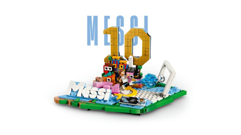 LEGO® Editions 43011 Lionel Messi – Hvězdné momenty fotbalu
