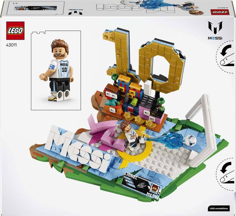 LEGO® Editions 43011 Lionel Messi – Hvězdné momenty fotbalu