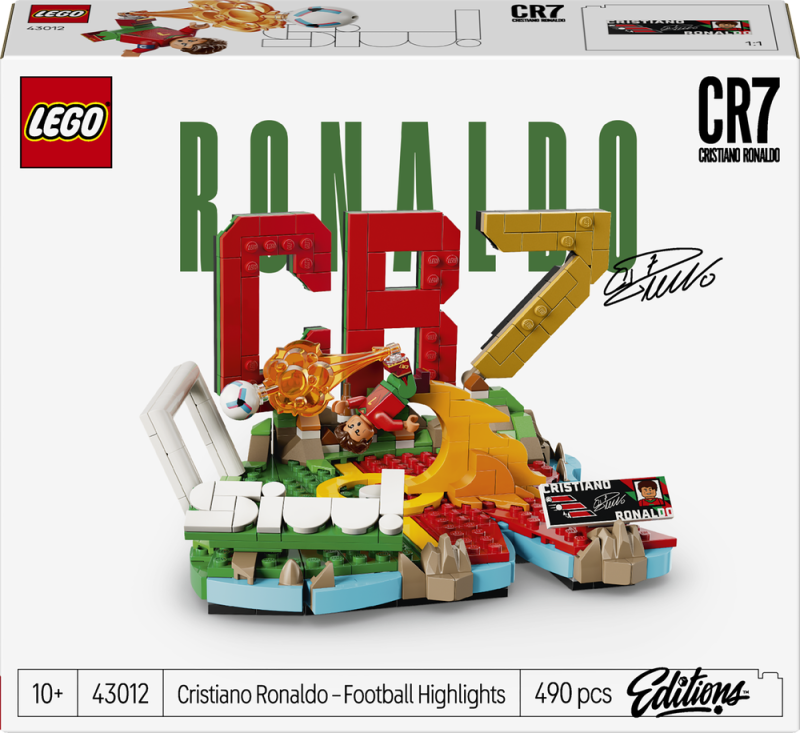 LEGO® Editions 43012 Cristiano Ronaldo – Hvězdné momenty fotbalu