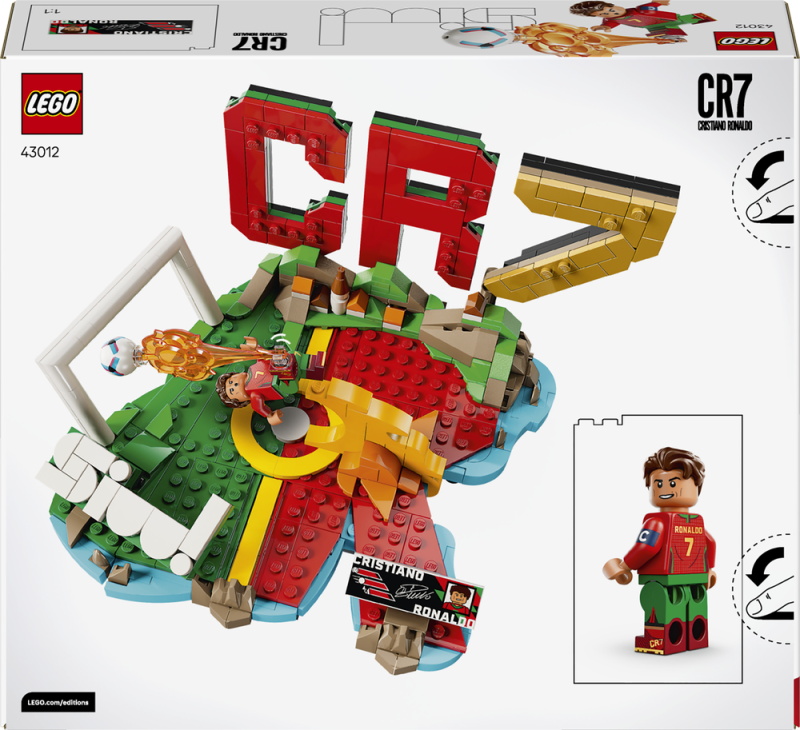 LEGO® Editions 43012 Cristiano Ronaldo – Hvězdné momenty fotbalu