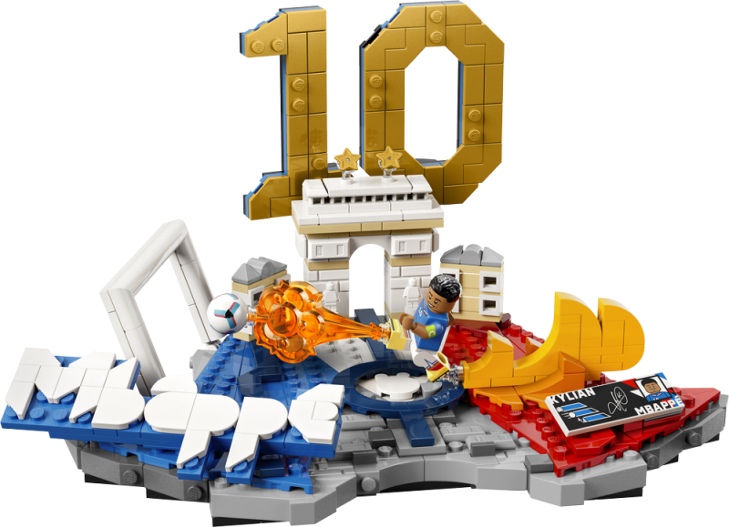 LEGO® Editions 43013 Kylian Mbappé – Hvězdné momenty fotbalu
