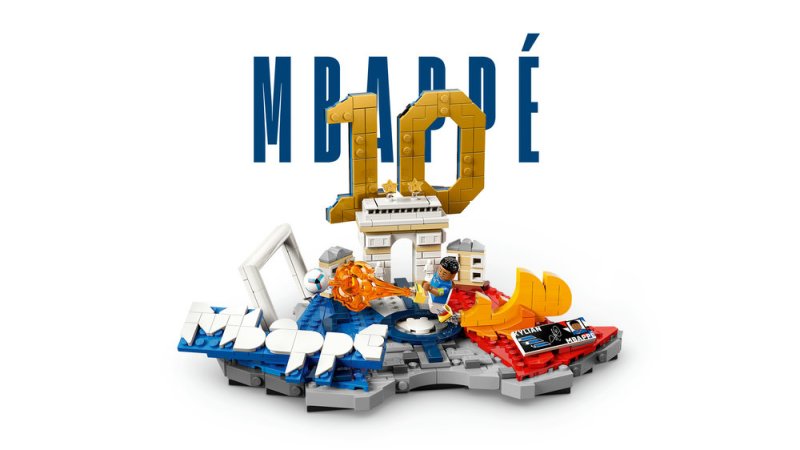 LEGO® Editions 43013 Kylian Mbappé – Hvězdné momenty fotbalu