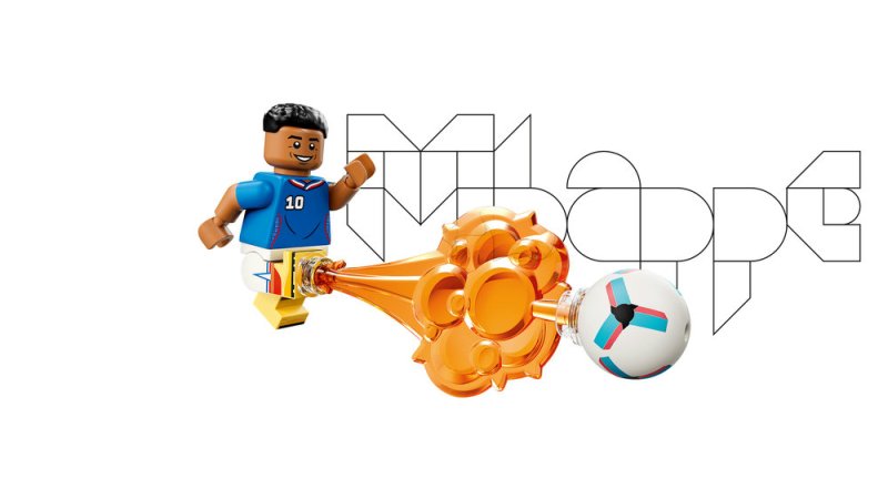 LEGO® Editions 43013 Kylian Mbappé – Hvězdné momenty fotbalu