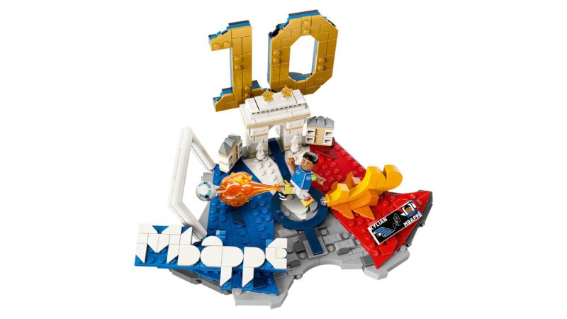 LEGO® Editions 43013 Kylian Mbappé – Hvězdné momenty fotbalu