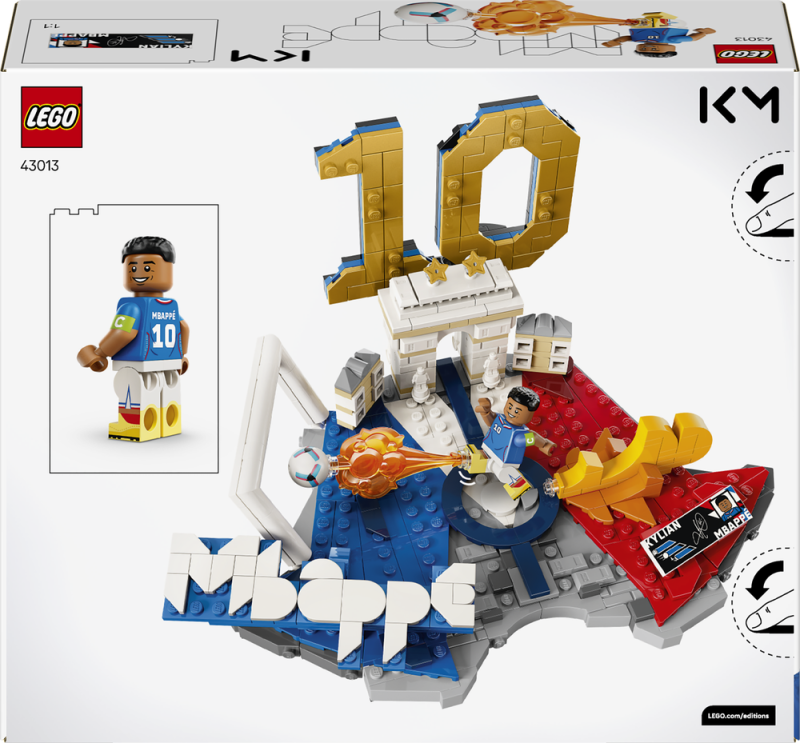 LEGO® Editions 43013 Kylian Mbappé – Hvězdné momenty fotbalu