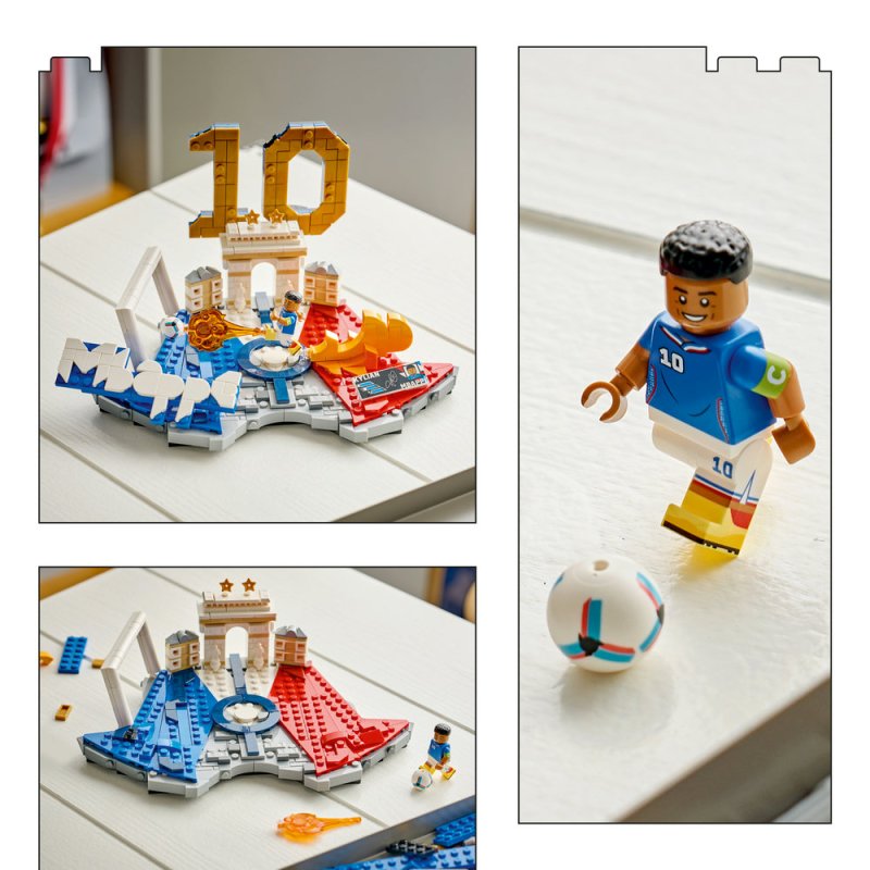 LEGO® Editions 43013 Kylian Mbappé – Hvězdné momenty fotbalu