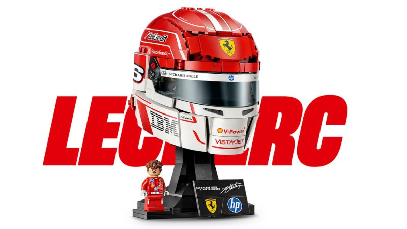 LEGO® Editions 43014 Helma Charles Leclerc ze Scuderia Ferrari HP