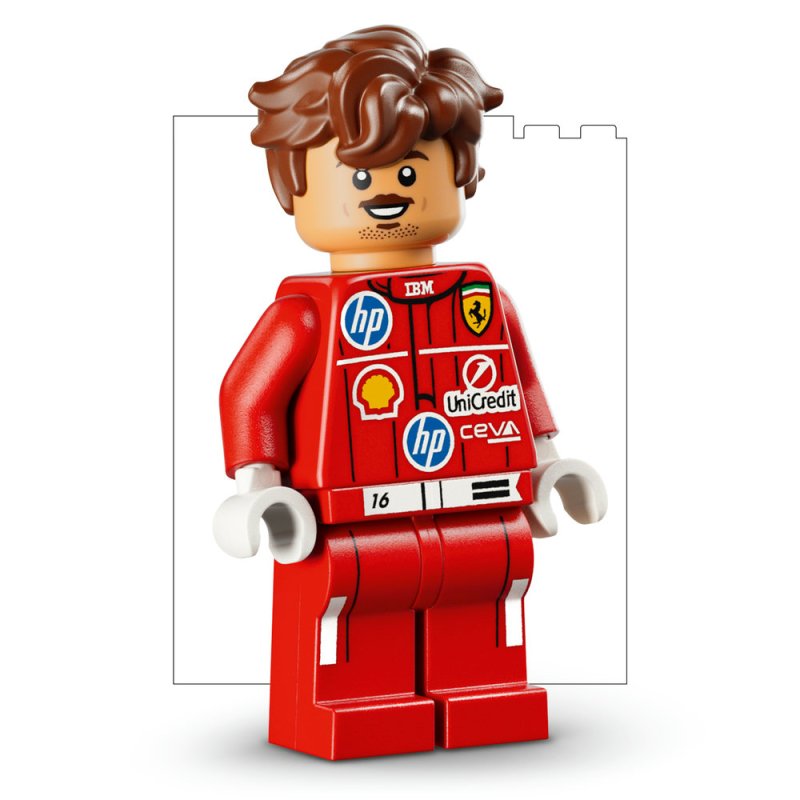 LEGO® Editions 43014 Helma Charles Leclerc ze Scuderia Ferrari HP