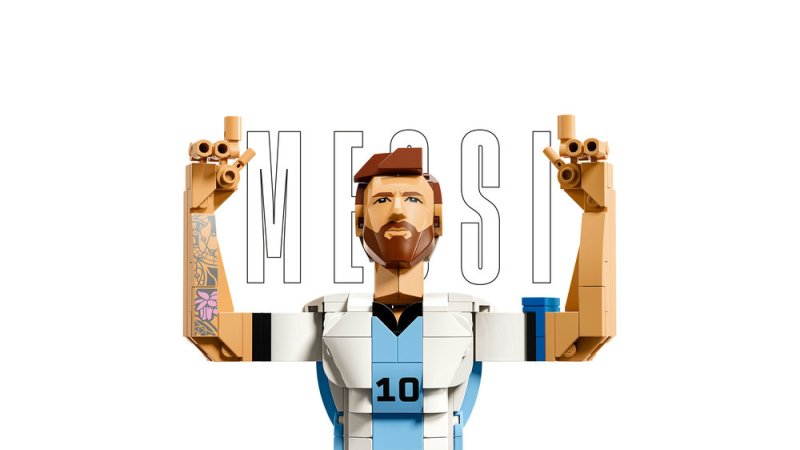 LEGO® Editions 43015 Lionel Messi – Fotbalová legenda