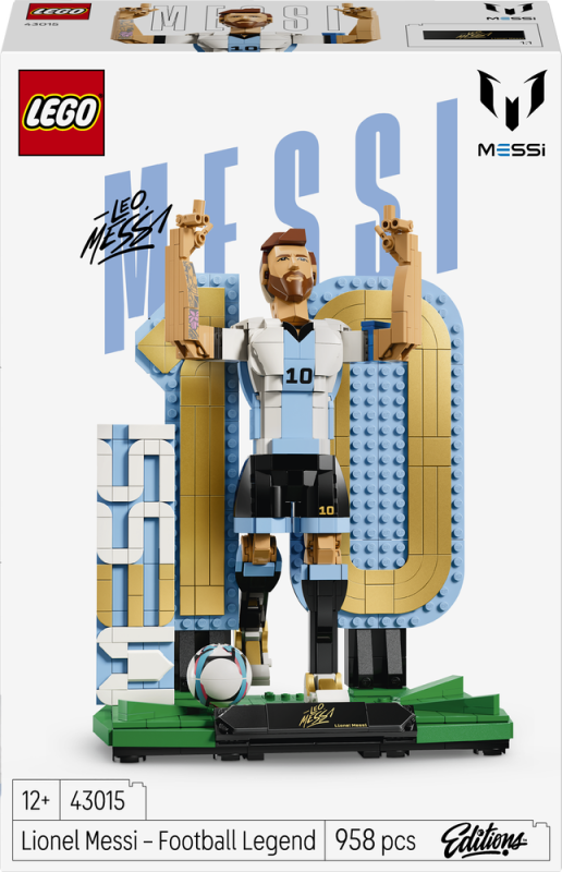 LEGO® Editions 43015 Lionel Messi – Fotbalová legenda