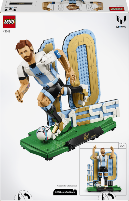 LEGO® Editions 43015 Lionel Messi – Fotbalová legenda