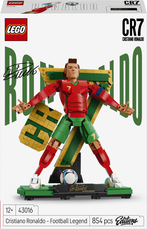 LEGO® Editions 43016 Cristiano Ronaldo – Fotbalová legenda