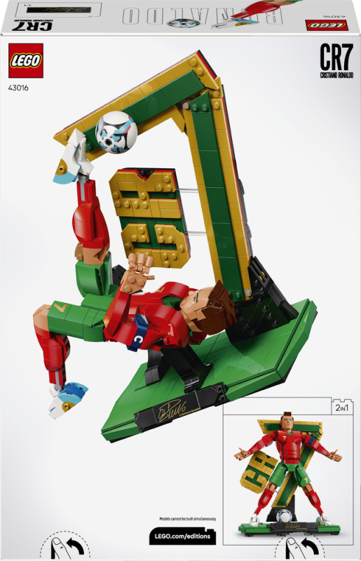 LEGO® Editions 43016 Cristiano Ronaldo – Fotbalová legenda