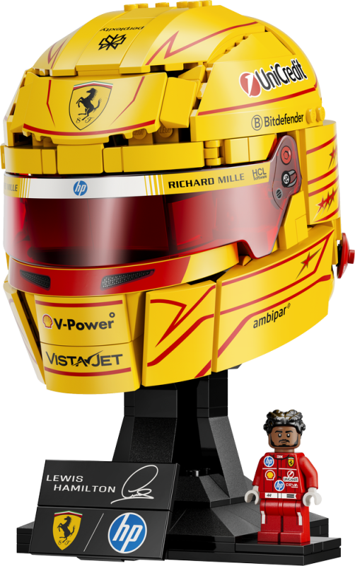 LEGO® Editions 43022 Helma Lewis Hamilton ze Scuderia Ferrari HP